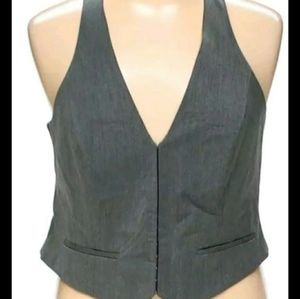 Lane Bryant Venezia Gray Vest size 14 Brand New